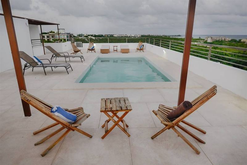 La Playa Condo Playa del Carmen Buitenkant foto