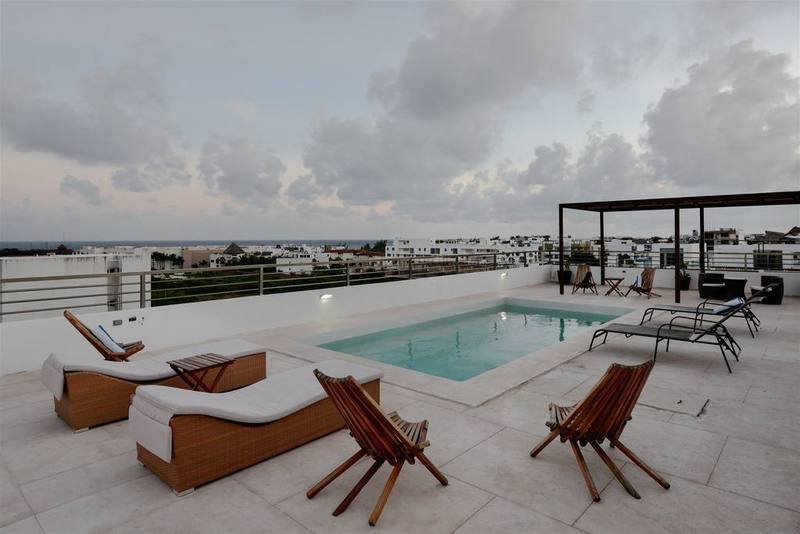 La Playa Condo Playa del Carmen Buitenkant foto